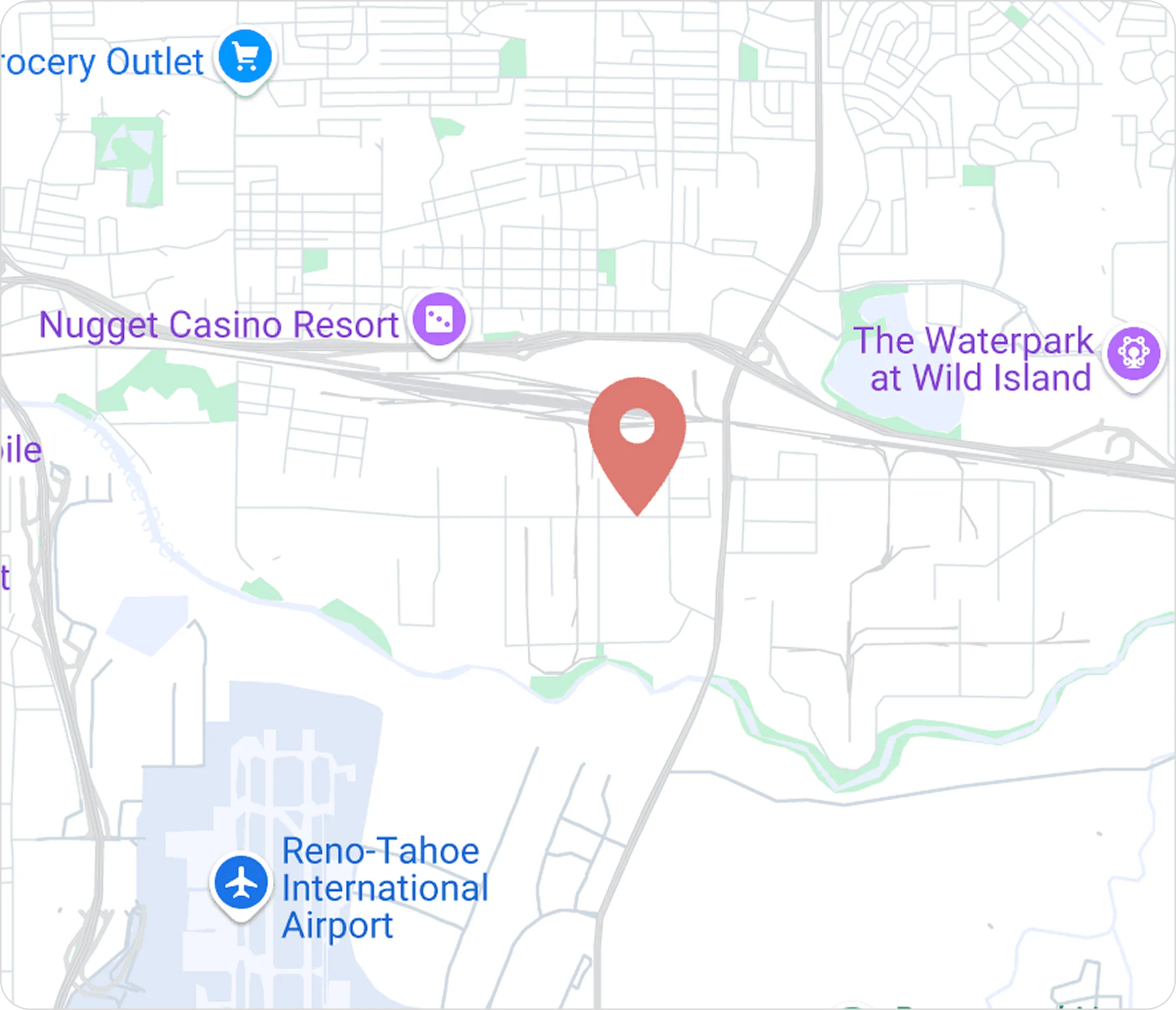 Map of Exxia Corp. location